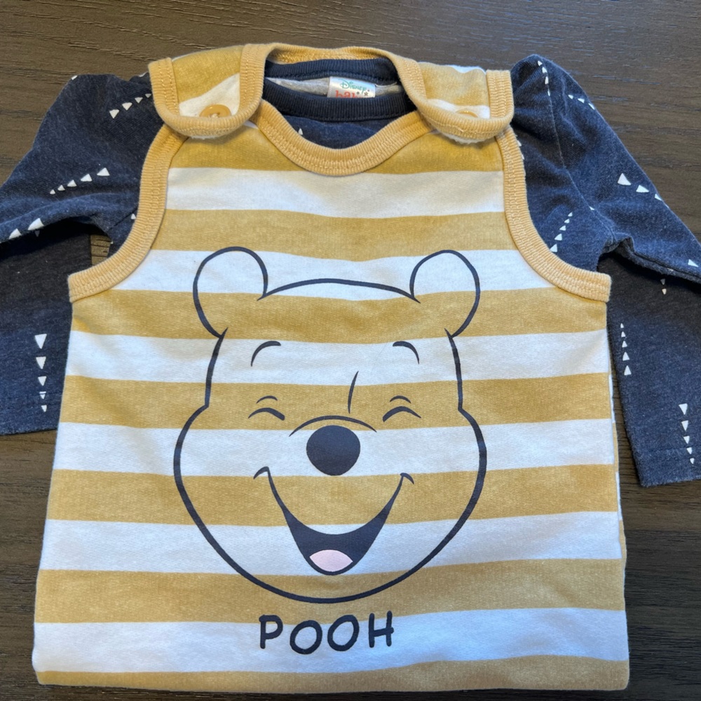Winnie the Pooh Bodysuit and Long Sleeve Shirt